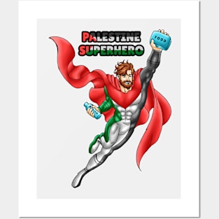 PALESTINE SUPER HERO Posters and Art